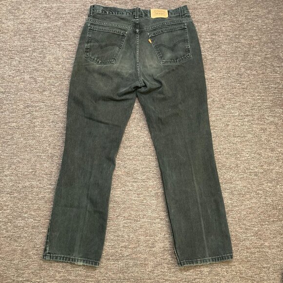 Vintage Levi’s 619 Black Jeans Mens Size 34x30 Orange Tab Faded Made In Canada - Picture 6 of 12